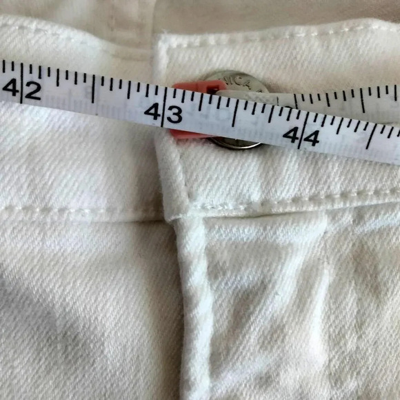 Veronica Beard Jeans  24 White Kate Skinny High Rise Snap Button side NEW - Picture 8 of 15